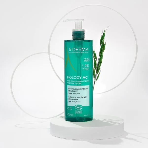 A-Derma Biology-AC Gel Moussant Nettoyant Purifiant 200ml – photo 2