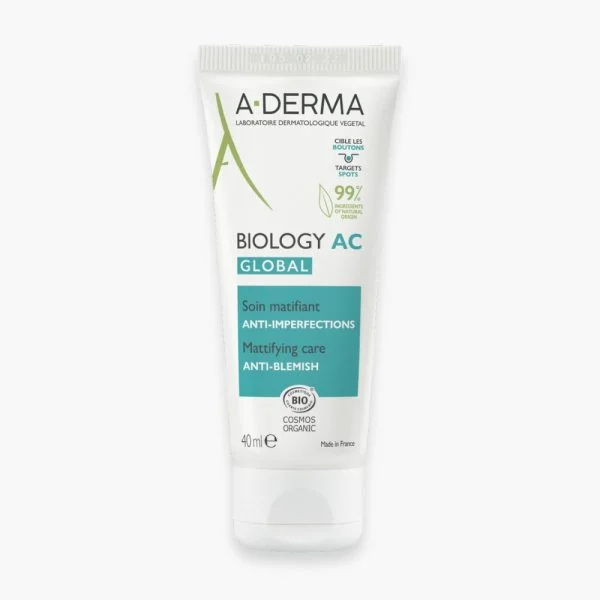 A-Derma Biology-AC Global Soin Matifiant Anti-Imperfections 40ml