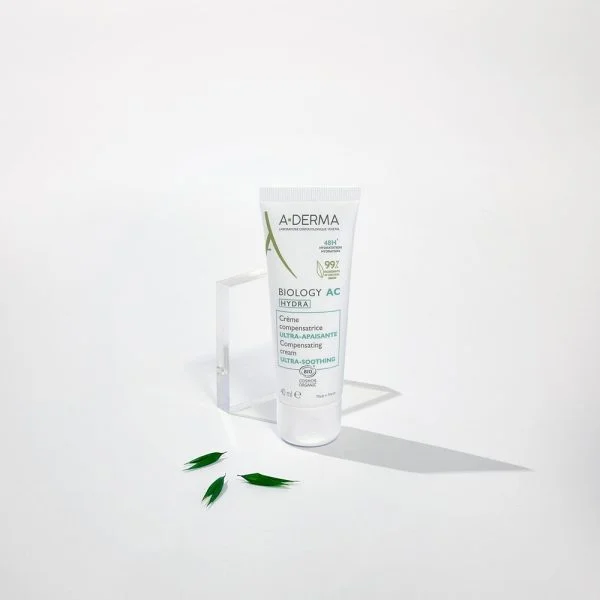A-Derma Biology-AC Hydra Crème Compensatrice Ultra-Apaisante 40ml – photo 2