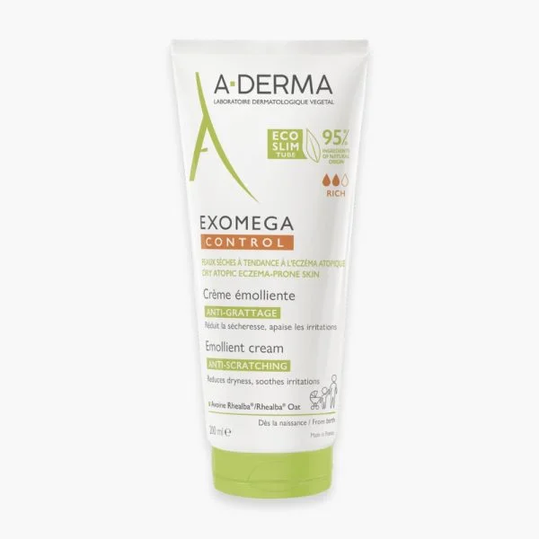 A-Derma Exomega Control Crème Émolliente Anti-Grattage 200ml