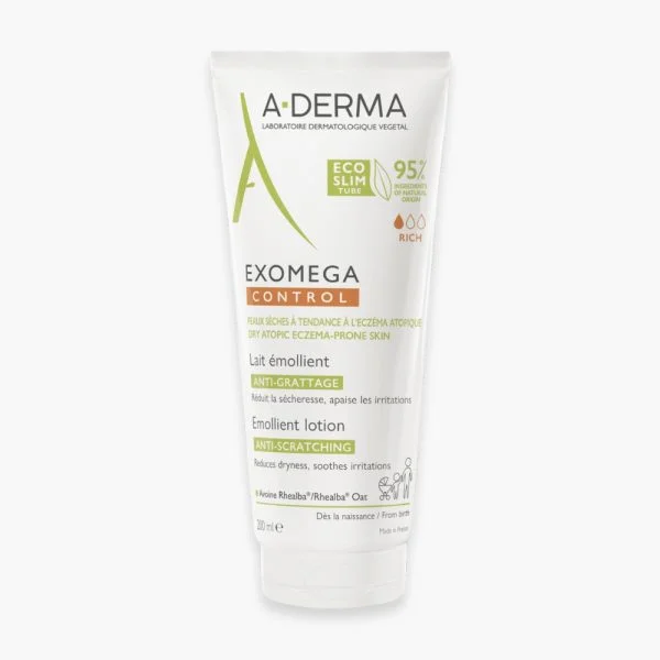 A-Derma Exomega Control Lait Émollient Anti-Grattage 200ml