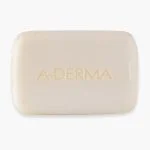 Pain surgras A-Derma ivoire rectangulaire gravé du nom de la marque