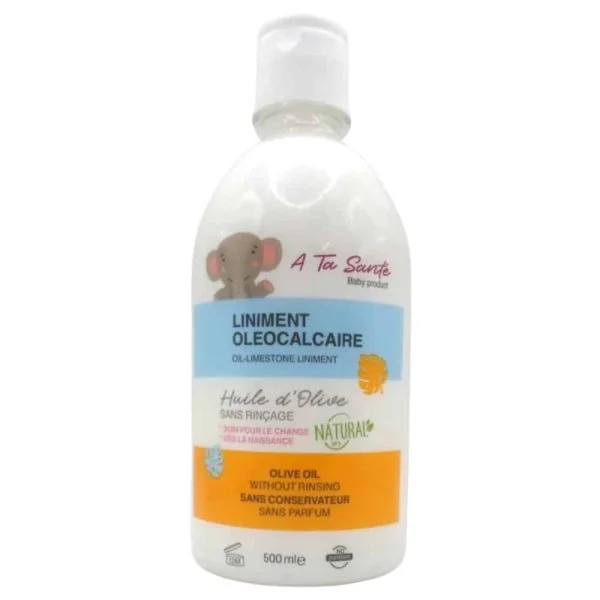 A Ta Santé Liniment Oleocalcaire À L’huile D’olive Sans Rinçage 500ml