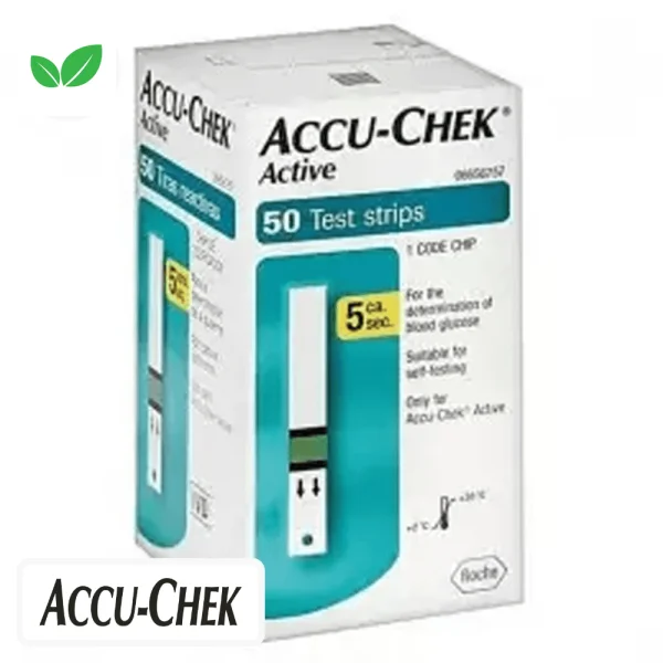 Boîte Accu-Chek Active 50 bandelettes de test de glycémie Roche