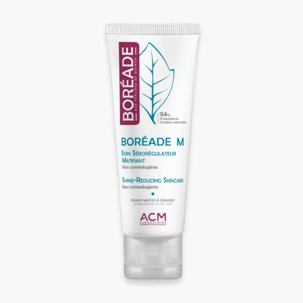 acm-boreade-m-soin-seboregulateur-matifiant-40ml.jpg Tube blanc ACM Boréade M soin séborégulateur matifiant peaux mixtes grasses 40 ml