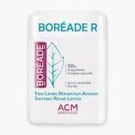 Étui blanc ACM Boréade R stick lèvres réparateur apaisant lèvres desséchées