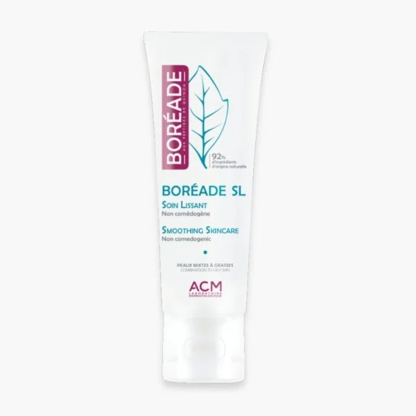 Tube blanc et rose ACM Boréade SL soin lissant visage 40 ml