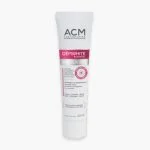 Tube blanc ACM Dépiwhite ActiveGel, gel unifiant anti-taches, bandeau rose, 40 ml