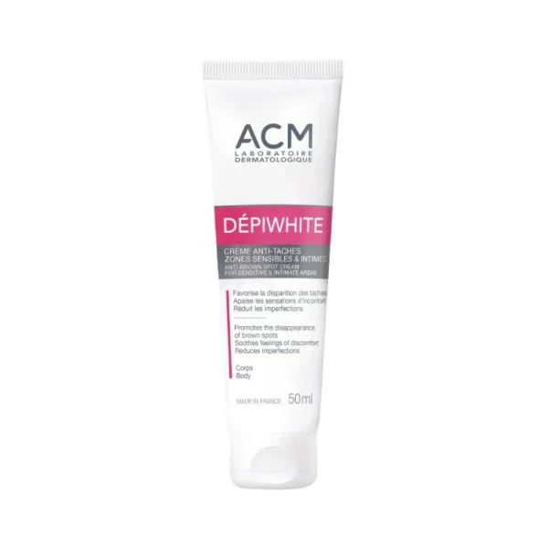Tube ACM Dépiwhite crème anti-taches zones sensibles et intimes, 50 ml
