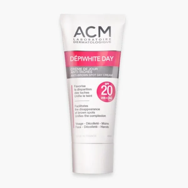 Tube ACM Dépiwhite Day crème de jour anti-taches SPF 20, 40 ml