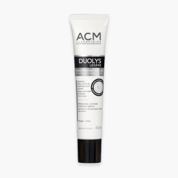 Tube blanc ACM Duolys Légère soin hydratant anti-âge 40 ml