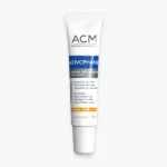 Tube blanc et bleu ACM Novophane crème des ongles 15 ml