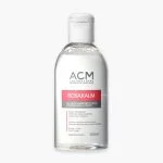 Flacon transparent ACM Rosakalm eau micellaire nettoyante 250 ml visage yeux