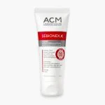 Tube blanc et rouge ACM Sébionex K crème kératorégulatrice AHA 15% 40 ml