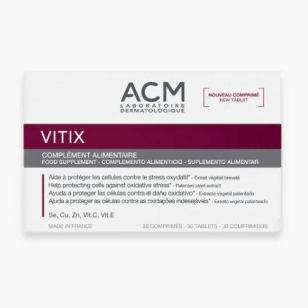 ACM Vitix Complément Alimentaire Antioxydant 30 Comprimés