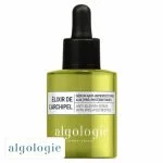 Flacon vert olive Algologie Élixir de l'Archipel sérum avec pipette noire