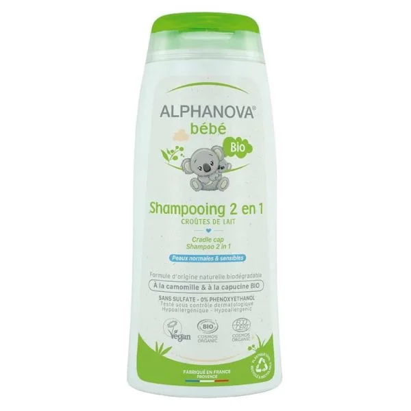 Alphanova Bébé Shampoing Croûtes De Lait 2en1 200ml