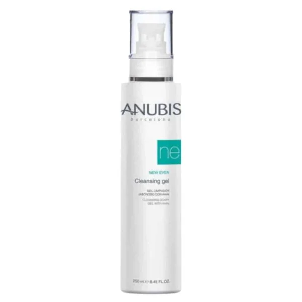 Flacon pompe blanc Anubis New Even gel nettoyant 250 ml