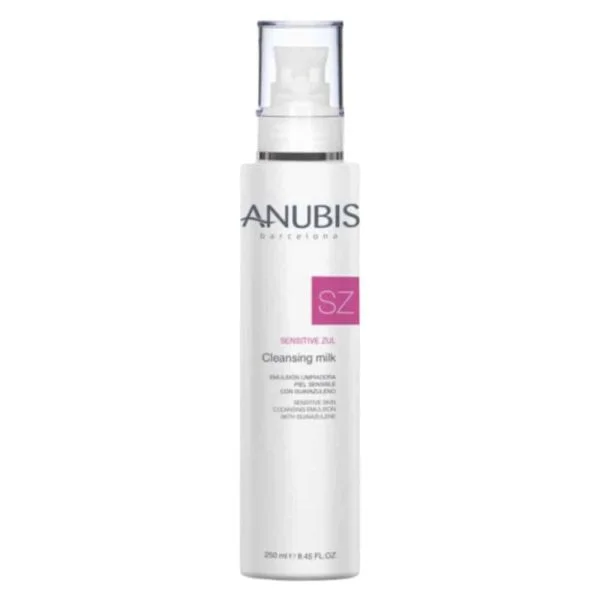 Flacon pompe blanc Anubis Sensitive Zul lait nettoyant 250 ml