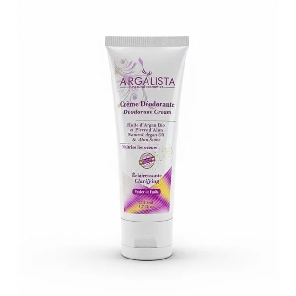 Tube blanc de crème déodorante Argalista Panier de Fruits 50 ml