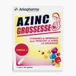Boîte Arkopharma Azinc Grossesse vitamines et minéraux, 30 gélules, oméga 3