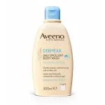 Flacon beige Aveeno Dermexa gel lavant émollient 300 ml bouchon bleu