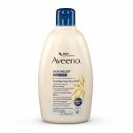 Flacon blanc cassé Aveeno Skin Relief Body Wash 500 ml bouchon bleu