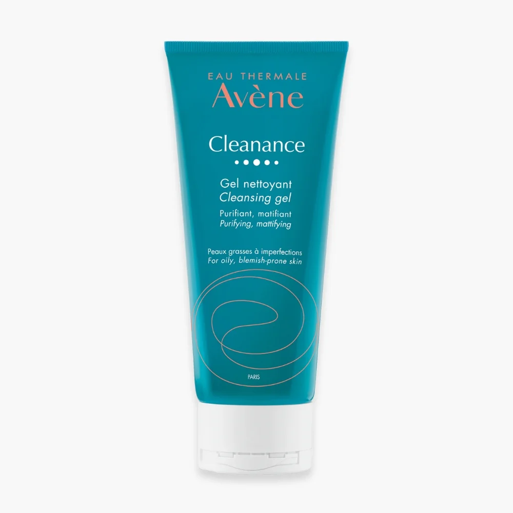 avene-cleanance-gel-nettoyant-200ml-4.jpg Tube bleu turquoise Avène Cleanance gel nettoyant purifiant 200 ml