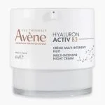 Pot pompe blanc Avène Hyaluron Activ B3 crème multi-intensive nuit 40 ml