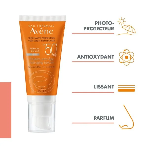Avène Solaire Anti-Âge SPF50+ 50ml – photo 2