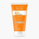 Tube orange Avène crème solaire teintée unifiante SPF50+ 50 ml