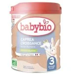 Boîte Babybio Caprea Croissance 3 lait de chèvre bio 800 g