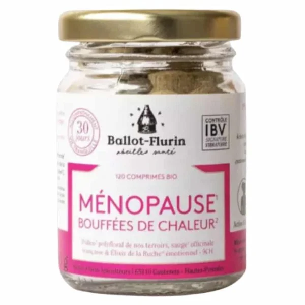 Ballot-Flurin Ménopause, Bouffées De Chaleur Bio 120 Comprimés