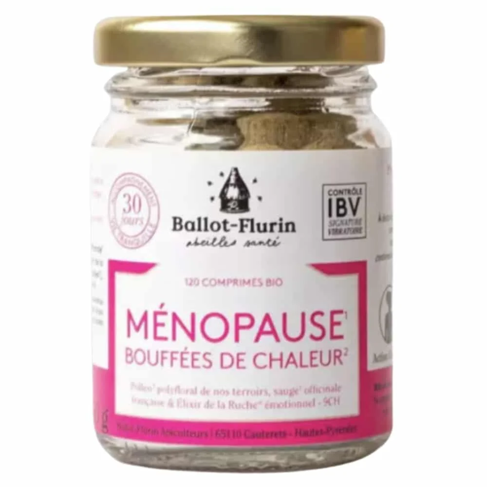 ballot-flurin-menopause-bouffees-de-chaleur-bio-120-comprimes.jpg Flacon en verre Ballot-Flurin Ménopause bouffées de chaleur, 120 comprimés bio