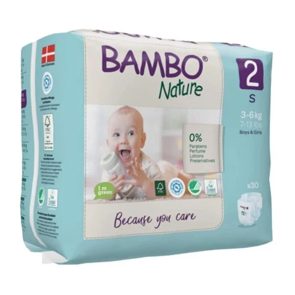 Bambo Nature Couches N°2 S 3-6kg 30u – photo 2
