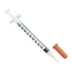 Seringue à insuline BD Micro-Fine Plus 1 ml et capuchon orange