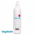 Flacon pompe blanc Begobaño crema hidratante 750 ml étiquette bleue