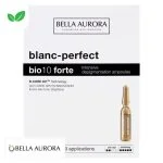 Boîte Bella Aurora Blanc-Perfect et ampoule dorée anti-taches Bio10