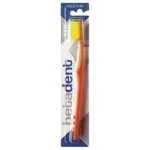 Brosse à dents Betadent Medium orange sous blister bleu, poils bicolores