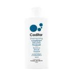 Flacon blanc à inscriptions bleu foncé de shampooing anti-chute Caditar 150 ml