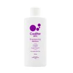 Flacon blanc à inscriptions violettes de shampooing tolérance Caditar zéro 150 ml