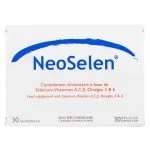 Boîte blanche NeoSelen Bio-Recherche 30 gélules avec bandeau bleu