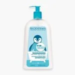 Flacon pompe Bioderma ABCDerm Cold-Cream crème lavante pingouin 1 litre