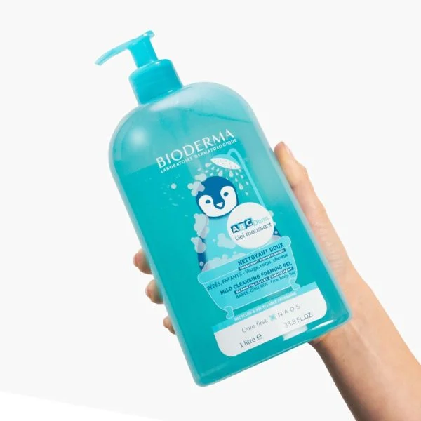Bioderma ABCDerm Gel Moussant Nettoyant Doux 1l – photo 2