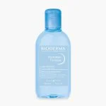 Flacon bleu translucide Bioderma Hydrabio Tonique lotion hydratante 250 ml