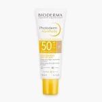 Tube blanc et jaune Bioderma Photoderm Aquafluide Teintée Claire 40ml