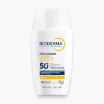 Flacon blanc Bioderma Photoderm XDefense Ultra-Fluide SPF50+ invisible, 40 ml