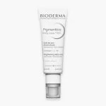 Tube pompe blanc Bioderma Pigmentbio Daily Care SPF50+, soin de jour 40 ml