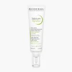 Tube blanc Bioderma Sébium Kerato+ gel-crème anti-imperfections 30 ml embout pompe