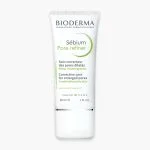 Tube blanc Bioderma Sébium Pore refiner soin correcteur pores dilatés 30 ml
